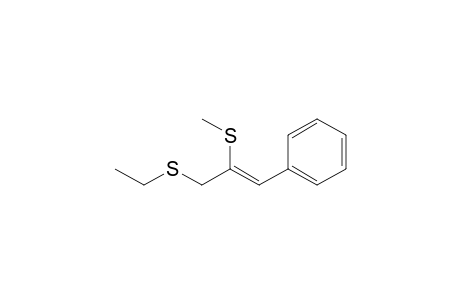 3-Ethylthio-2-methylthio-1-phenylpropene