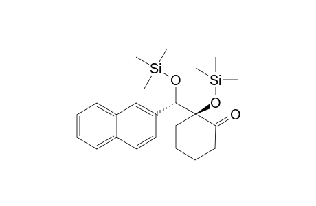 (S)-2-((S)-naphthalen-2-yl((trimethylsilyl)oxy)methyl)-2-((trimethylsilyl)oxy) cyclohexanone