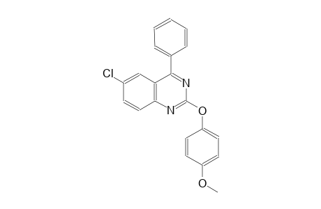 quinazoline, 6-chloro-2-(4-methoxyphenoxy)-4-phenyl-
