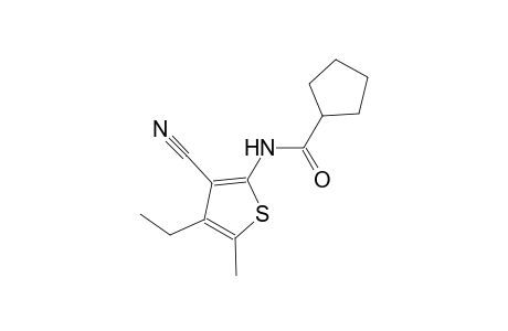 N-(3-cyano-4-ethyl-5-methyl-2-thienyl)cyclopentanecarboxamide