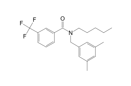 Benzamide, 3-trifluoromethyl-N-(3,5-dimethylbenzyl)-N-pentyl-