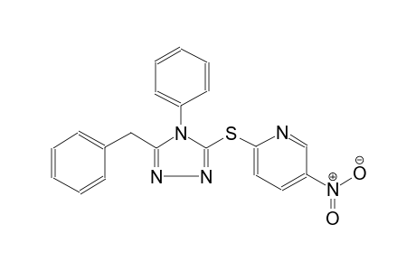 pyridine, 5-nitro-2-[[4-phenyl-5-(phenylmethyl)-4H-1,2,4-triazol-3-yl]thio]-