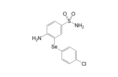 4-amino-3-((4-chlorophenyl)selenyl)benzenesulfonamide