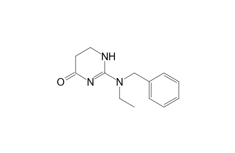 4(1H)-Pyrimidinone, 2-[ethyl(phenylmethyl)amino]-5,6-dihydro-