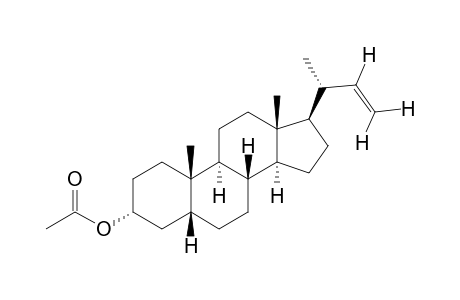 24-Nor-5β-chol-22-en-3α-ol, acetate