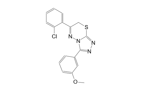 6-(2-chlorophenyl)-3-(3-methoxyphenyl)-7H-[1,2,4]triazolo[3,4-b][1,3,4]thiadiazine
