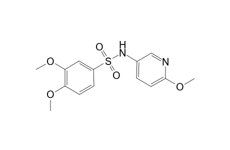 3,4-Dimethoxy-N-(6-methoxy-3-pyridinyl)benzenesulfonamide