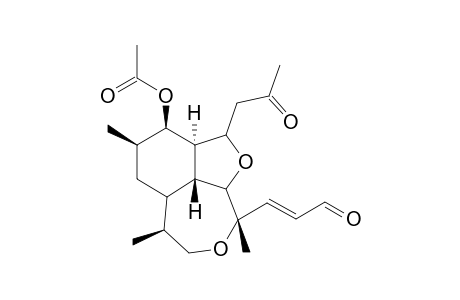 6,7-seco-6,7-dioxo-4,5-dehydro-4-de(heptoxycarbonyl)asbestinane-6
