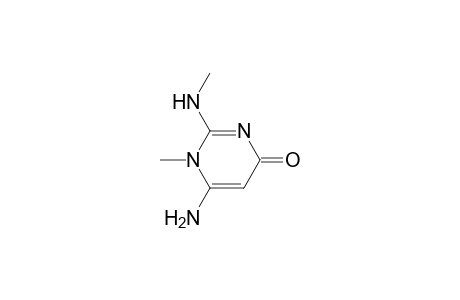 6-Amino-1-methyl-2-(methylamino)-4(1H)-pyrimidinone