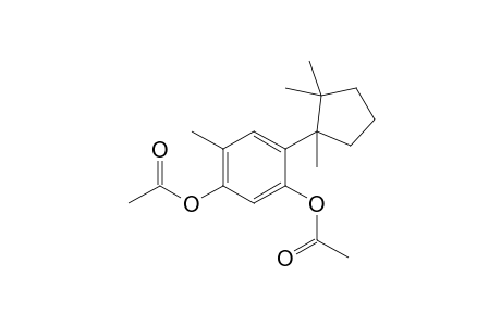 3-Acetyloxy-6-methyl-4-(1,2,2-trimethylcyclopentyl)phenyl acetate