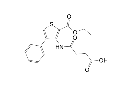 4-{[2-(ethoxycarbonyl)-4-phenyl-3-thienyl]amino}-4-oxobutanoic acid