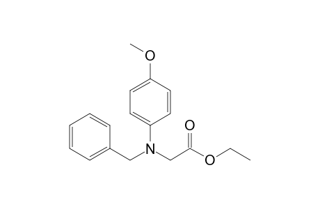 Ethyl [benzyl(4-methoxyphenyl)amino]acetate