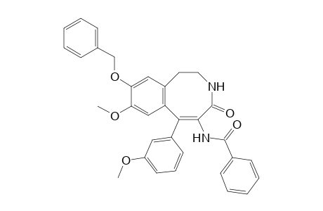 5-Amido-6-(3'-methoxylphenyl)-9-benzyloxy-8-methoxy-1,2-dihydrobenzo[d]azocin-4-one