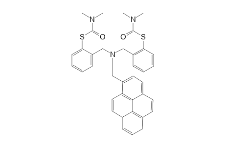 S-[2-[[6,8a-dihydropyren-1-ylmethyl-[[2-(dimethylcarbamoylsulfanyl)phenyl]methyl]amino]methyl]phenyl] N,N-dimethylcarbamothioate
