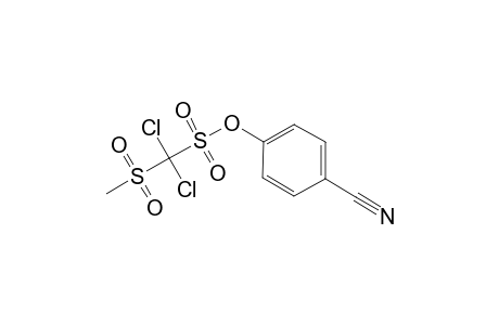 p-cyanophenyl methylsulfonyldichloromethanesulfonate
