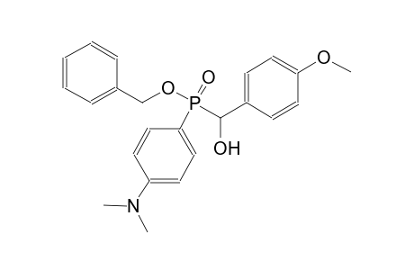 benzyl 4-(dimethylamino)phenyl[hydroxy(4-methoxyphenyl)methyl]phosphinate