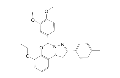 5-(3,4-dimethoxyphenyl)-7-ethoxy-2-(4-methylphenyl)-1,10b-dihydropyrazolo[1,5-c][1,3]benzoxazine