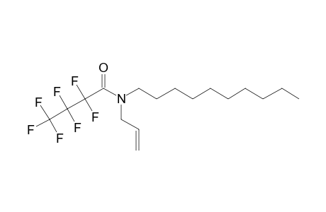 Perfluorobutyramide, N-allyl-N-decyl-