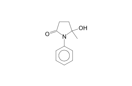 2-Pyrrolidinone, 5-hydroxy-5-methyl-1-phenyl-