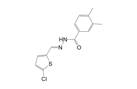 N'-[(E)-(5-chloro-2-thienyl)methylidene]-3,4-dimethylbenzohydrazide