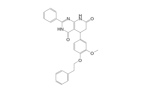 5-[3-methoxy-4-(2-phenylethoxy)phenyl]-2-phenyl-5,8-dihydropyrido[2,3-d]pyrimidine-4,7(3H,6H)-dione