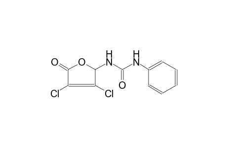 N-(3,4-dichloro-5-oxo-2,5-dihydro-2-furanyl)-N'-phenylurea