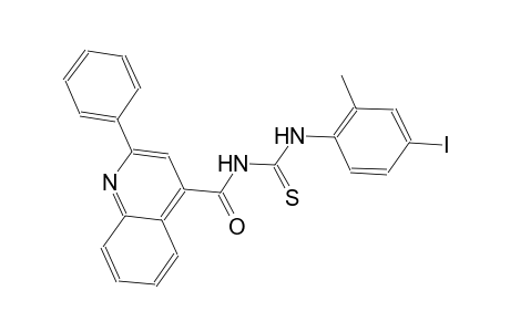 N-(4-iodo-2-methylphenyl)-N'-[(2-phenyl-4-quinolinyl)carbonyl]thiourea