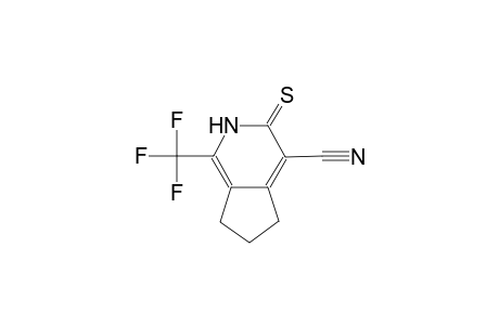 3-thioxo-1-(trifluoromethyl)-3,5,6,7-tetrahydro-2H-cyclopenta[c]pyridine-4-carbonitrile