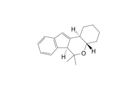 (4aS*,6aR*,11bR*)-6,6-Dimethyl-1,2,3,4,4a,6,6a,11b-octahydroindeno[1,2-c]chromene