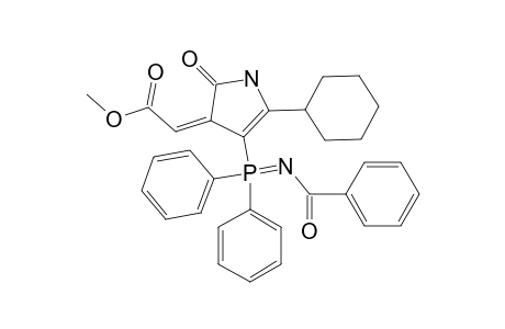 METHYL-(E)-{4-[BENZOYLIMINO-(DIPHENYL)-LAMBDA(5)-PHOSPHANYL]-5-CYCLOHEXYL-2-OXO-2,3-DIHYDROPYRROL-3-YLIDENE}-ACETATE