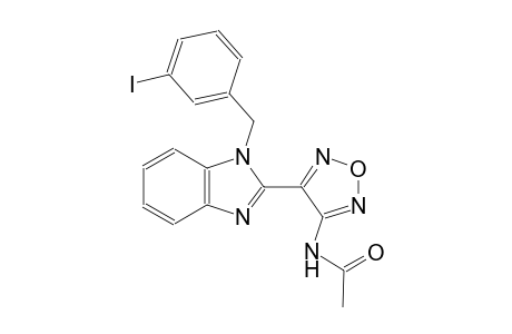 N-[4-[1-(3-Iodo-benzyl)-1H-benzoimidazol-2-yl]-furazan-3-yl]acetamide