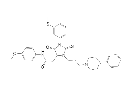 4-imidazolidineacetamide, N-(4-methoxyphenyl)-1-[3-(methylthio)phenyl]-5-oxo-3-[3-(4-phenyl-1-piperazinyl)propyl]-2-thioxo-