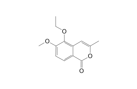 5-Ethoxy-6-methoxy-3-methylisocoumarin