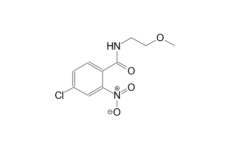 4-chloro-N-(2-methoxyethyl)-2-nitrobenzamide