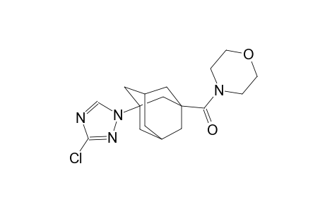 4-{[3-(3-chloro-1H-1,2,4-triazol-1-yl)-1-adamantyl]carbonyl}morpholine