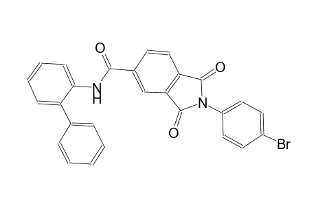 N-[1,1'-biphenyl]-2-yl-2-(4-bromophenyl)-1,3-dioxo-5-isoindolinecarboxamide