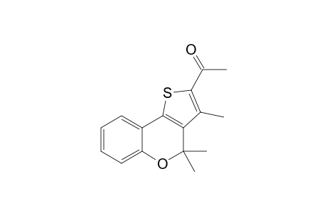 2-Acetyl-3,4,4-trimethyl-4H-thieno[3,2-c]benzopyran