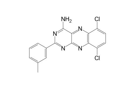 4-Amino-6,9-dichloro-2-(3-methylphenyl)benzo[g]pteridine