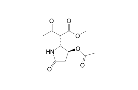 (2R,3S)-2-(3-Acetoxy-5-oxopyrrolidin-2-yl)-3-oxobutyric acid methyl ester