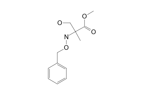 METHYL-2-(O-BENZYLHYDROXYLAMINE)-3-HYDROXY-2-METHYL-PROPANOATE