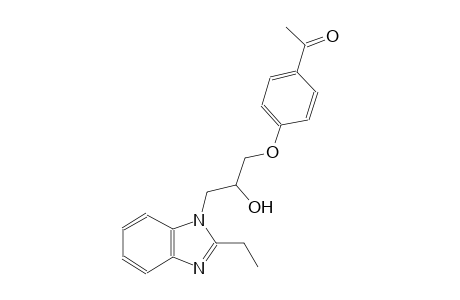 ethanone, 1-[4-[3-(2-ethyl-1H-benzimidazol-1-yl)-2-hydroxypropoxy]phenyl]-