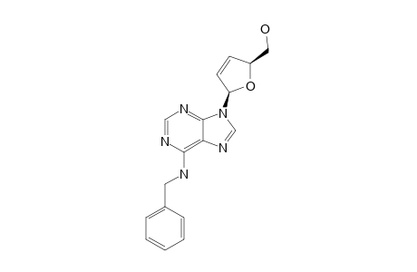 9-(2,3-DIDEOXY-BETA-D-GLYCERO-PENT-2-ENOFURANOYL)-6-BENZYLAMINOPURINE