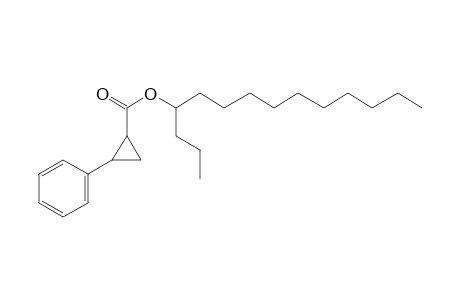 Cyclopropanecarboxylic acid, trans-2-phenyl-, tetradec-4-yl ester