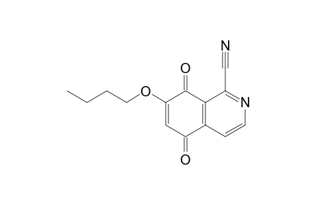 7-Butoxy-5,8-bis(oxidanylidene)isoquinoline-1-carbonitrile