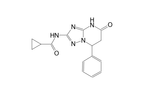 N-(5-oxo-7-phenyl-4,5,6,7-tetrahydro[1,2,4]triazolo[1,5-a]pyrimidin-2-yl)cyclopropanecarboxamide