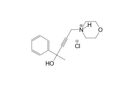 4-(4-hydroxy-4-phenyl-2-pentynyl)morpholin-4-ium chloride