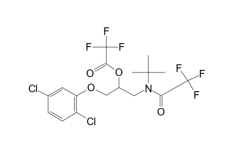 2-[tert-Butyl(trifluoroacetyl)amino]-1-[(2,5-dichlorophenoxy)methyl]ethyl trifluoroacetate