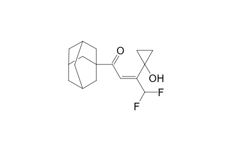 (E)-1-(1-Adamantyl)-4,4-difluoro-3-(1-hydroxycyclopropyl)-2-buten-1-one