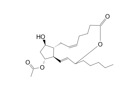 9-Epiprostaglandin F(2.alpha.) 1,15-lactone 11-acetate