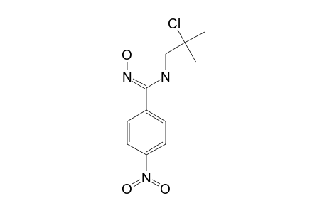 (Z)-N-HYDROXY-N'-(2-CHLORO-2-METHYL-PROPYL)-4-NITRO-BENZENE-CARBOXIMIDAMIDE